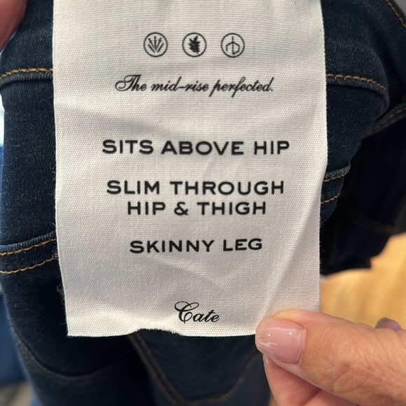 NWT RAG & BONE Dark Wash MID  Size 33 Skinny Leg - Picture 8 of 8